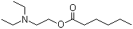 2-Diethylaminoethyl hexanoate molecular structure (CAS 10369-83-2)