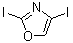 2,4-二碘恶唑分子结构 (CAS 1037597-73-1)