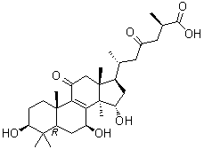 灵芝酸 C2分子结构 (CAS 103773-62-2)