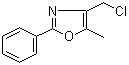 4-(氯甲基)-5-甲基-2-苯基-1,3-恶唑分子结构 (CAS 103788-61-0)
