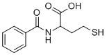 2-Benzamido-4-mercaptobutanoic acid molecular structure (CAS 103796-22-1)