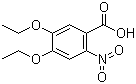 4,5-二乙氧基-2-硝基苯甲酸分子结构 (CAS 103796-34-5)