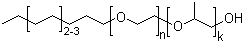 C9-C11 脂肪醇乙氧基化丙氧基化物分子结构 (CAS 103818-93-5)