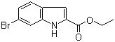 6-溴吲哚-2-羧酸乙酯分子结构 (CAS 103858-53-3)