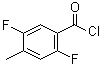 结构式 CAS# 103877-56-1, 2,5-二氟-4-甲基苯甲酰氯