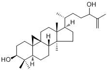 25-环木菠萝烯-3,24-二醇分子结构 (CAS 10388-48-4)