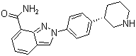 Niraparib molecular structure (CAS 1038915-60-4)