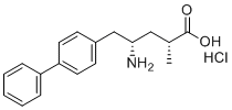 (2R,4S)-4-氨基-5-联苯-4-基-2-甲基戊酸盐酸盐分子结构 (CAS 1038924-71-8)