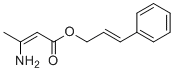3-氨基巴豆酸肉桂基酯分子结构 (CAS 103909-86-0)