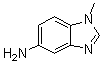 结构式 CAS# 10394-38-4, 1-甲基-1H-苯并咪唑-5-胺