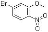 结构式 CAS# 103966-66-1, 4-溴-2-甲氧基-1-硝基苯; 5-溴-2-硝基苯甲醚