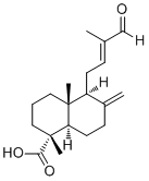 15-去甲-14-氧代赖百当-8(17),12-二烯-18-酸分子结构 (CAS 1039673-32-9)