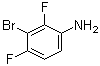 structure of CAS# 103977-79-3, 3-Bromo-2,4-difluoroaniline;3-Amino-2,6-difluorobromobenzene; 3-Bromo-2,4-difluorophenylamine