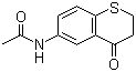 N-(3,4-Dihydro-4-oxo-2H-1-benzothiopyran-6-yl)acetamide molecular structure (CAS 103989-04-4)