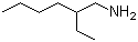 structure of CAS# 104-75-6, 2-Ethylhexylamine;1-Amino-2-ethylhexane; 2-Ethyl-1-hexylamine