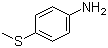 4-氨基茴香硫醚分子结构 (CAS 104-96-1)