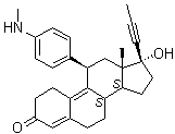 去甲米非司酮分子结构 (CAS 104004-96-8)