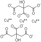 Cupric citrate molecular structure (CAS 10402-15-0)