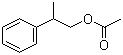 structure of CAS# 10402-52-5, 2-Phenylpropyl acetate;Hydratropic acetate; beta-Methylphenethyl alcohol acetate