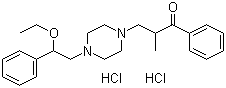 Eprazinone dihydrochloride molecular structure (CAS 10402-53-6)