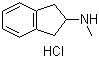 N-甲基茚满-2-胺盐酸盐分子结构 (CAS 10408-85-2)