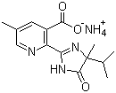 Imazapic-ammonium molecular structure (CAS 104098-49-9)