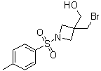 [3-Bromomethyl-1-(4-methylphenylsulfonyl)azetidin-3-yl]methanol molecular structure (CAS 1041026-55-4)