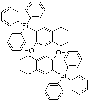 (1R)-5,5',6,6',7,7',8,8'-Octahydro-3,3'-bis(triphenylsilyl)[1,1'-binaphthalene]-2,2'-diol molecular structure (CAS 1041186-22-4)