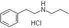 N-丙基苯乙胺盐酸盐分子结构 (CAS 104178-96-3)