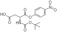 N-[(1,1-Dimethylethoxy)carbonyl]-D-aspartic acid 4-nitrophenyl ester molecular structure (CAS 104199-82-8)