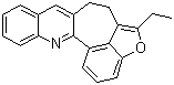 5-Ethyl-6,7-dihydrobenzo[6,7]furo[3',4':5,6]cyclohepta[1,2-b]quinoline molecular structure (CAS 1042-81-5)