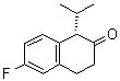 (S)-6-氟-1-异丙基-3,4-二氢-1H-萘-2-酮分子结构 (CAS 104205-01-8)