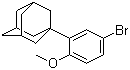1-(5-Bromo-2-methoxy-phenyl)adamantane molecular structure (CAS 104224-63-7)
