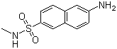 2-萘胺-6-磺酰甲胺分子结构 (CAS 104295-55-8)