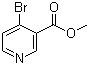 4-Bromo-3-pyridinecarboxylic acid methyl ester molecular structure (CAS 1043419-29-9)
