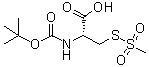 N-[(1,1-Dimethylethoxy)carbonyl]-S-(methylsulfonyl)-L-cysteine molecular structure (CAS 1043867-42-0)