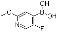 5-Fluoro-2-methoxypyridine-4-boronic acid molecular structure (CAS 1043869-98-2)