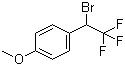1-(1-Bromo-2,2,2-trifluoroethyl)-4-methoxybenzene molecular structure (CAS 104395-39-3)