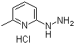2-Hydrazinyl-6-methylpyridine hydrochloride molecular structure (CAS 104408-25-5)