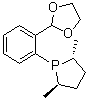 2-[2-((2R,5R)-2,5-Dimethylphospholan-1-yl)phenyl]-1,3-dioxolane molecular structure (CAS 1044256-04-3)