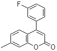 4-(3-Fluorophenyl)-7-methyl-2H-chromen-2-one molecular structure (CAS 1044277-06-6)