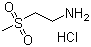 结构式 CAS# 104458-24-4, 2-(甲砜基)乙胺盐酸盐