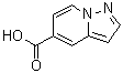 吡唑并[1,5-a]吡啶-5-羧酸分子结构 (CAS 104468-87-3)