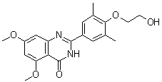 结构式 CAS# 1044870-39-4, Apabetalone