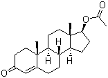 Testosterone acetate molecular structure (CAS 1045-69-8)
