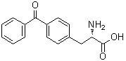 结构式 CAS# 104504-45-2, 4-苯甲酰基-L-苯丙氨酸