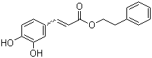 Phenethyl caffeate molecular structure (CAS 104594-70-9)