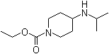 structure of CAS# 104605-11-0, 4-[(1-Methylethyl)amino]-1-piperidinecarboxylic acid ethyl ester