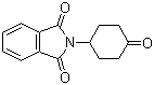 4-邻苯二甲酰亚氨基环己酮分子结构 (CAS 104618-32-8)