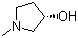 (S)-(+)-1-甲基-3-羟基吡咯烷分子结构 (CAS 104641-59-0)